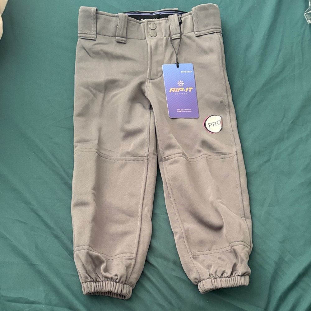 Charcoal Gray RipIt Softball Pants